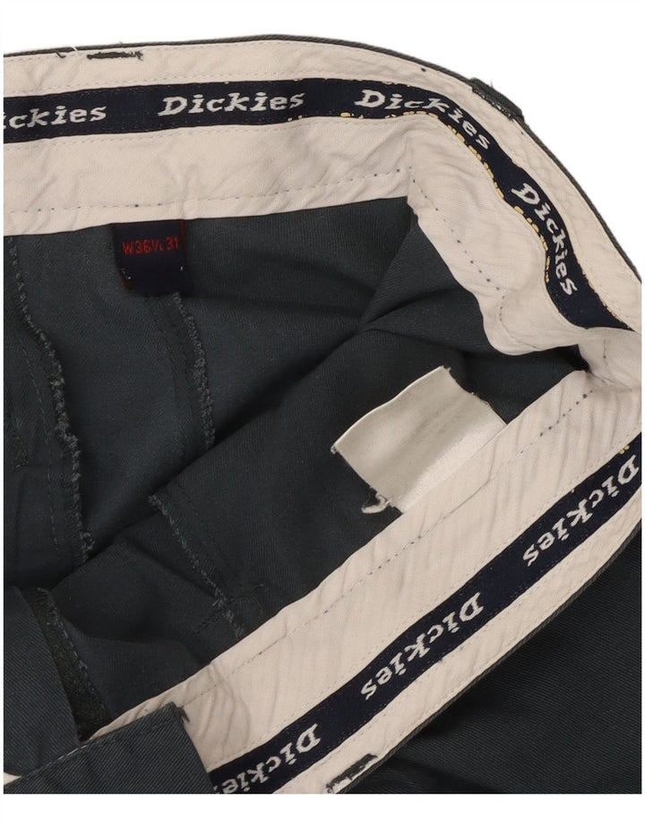 Мужские прямые костюмные брюки Dickies W36 L26, серый полиэстер