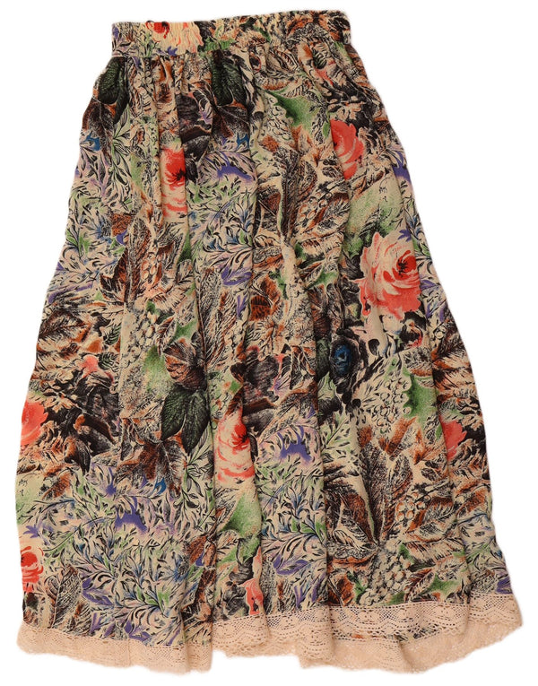 Женская расклешенная юбка Betty Barclay UK 14, большая W32, разноцветный цветочный принт