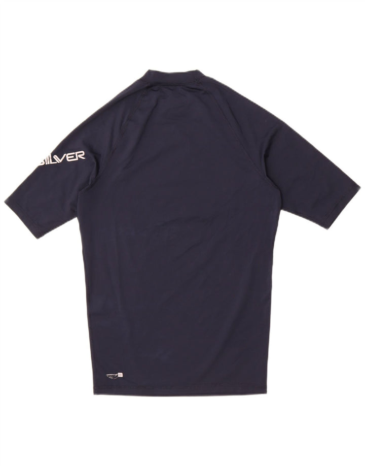 Мужская футболка с рисунком Quiksilver, средний темно-синий