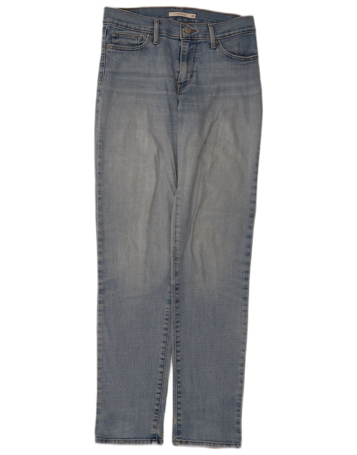 Женские облегающие джинсы Levi's W28 L32, синие, хлопок