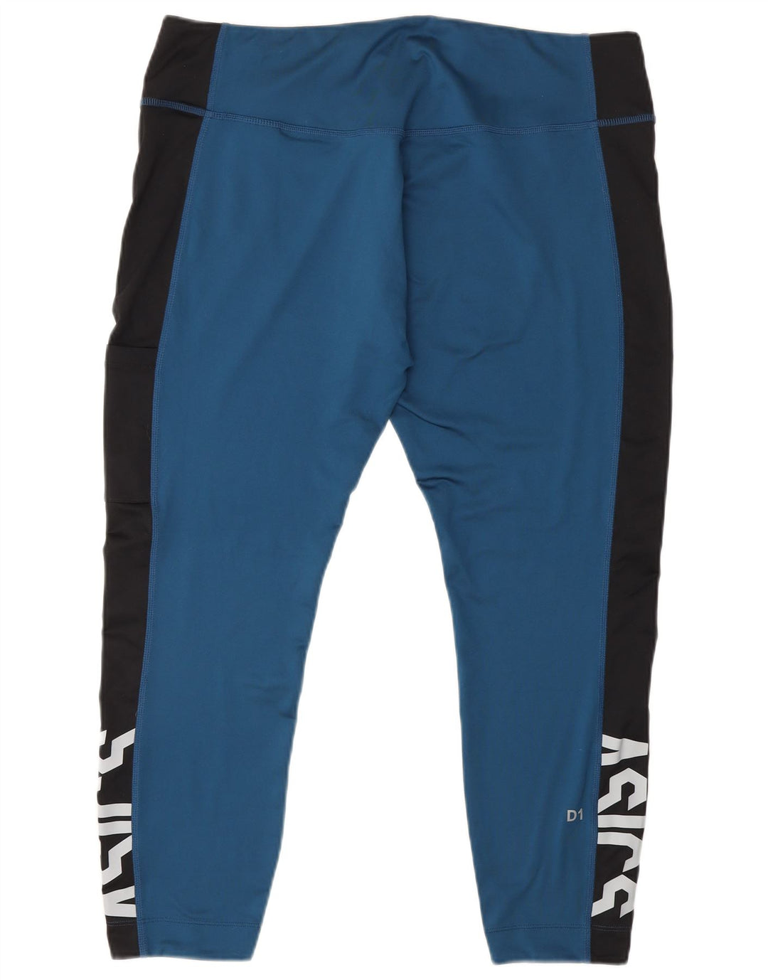 Женские укороченные леггинсы Asics UK 18 XL, синие, полиэстер