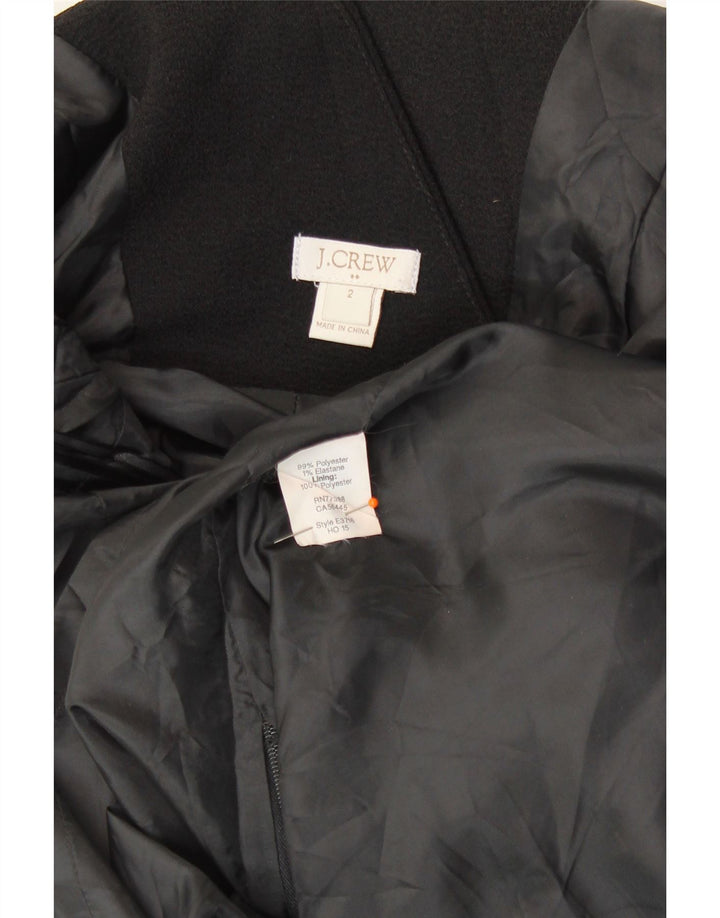 Женское платье-футляр без рукавов J. Crew, США 2 XS, черный полиэстер