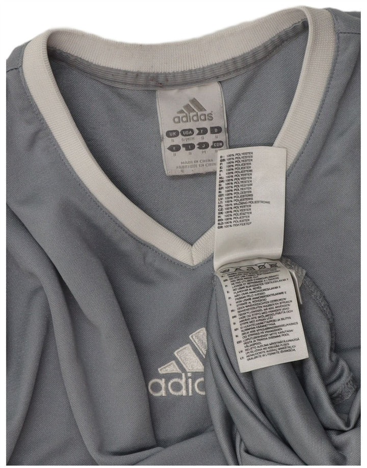Мужская футболка Adidas Climalite, маленький серый полиэстер