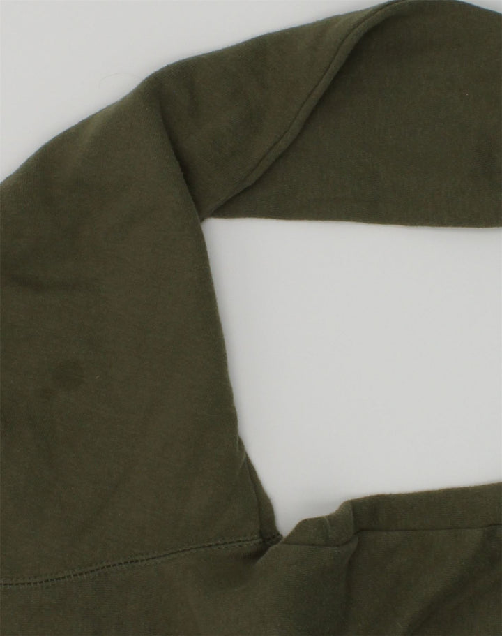CHAMPION Boys Graphic Hoodie Jumper 14-15 Years Large Khaki Cotton | Vintage Champion | Thrift | Second-Hand Champion | Used Clothing | Messina Hembry 