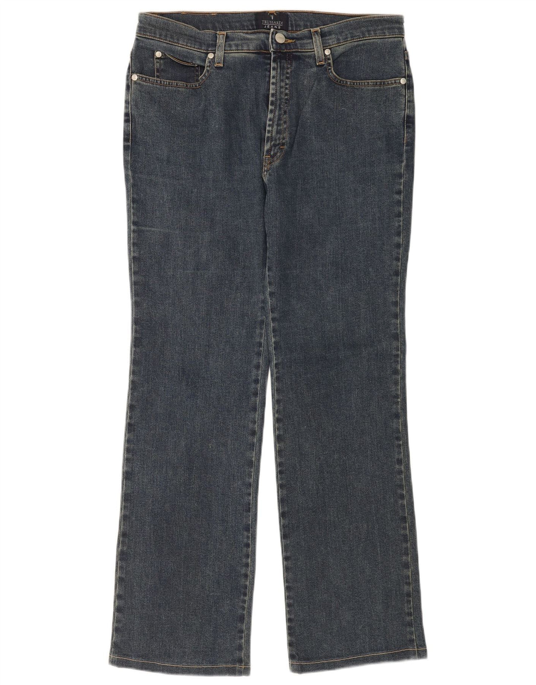 Женские джинсы Trussardi Bootcut W32 L30 синие, хлопок