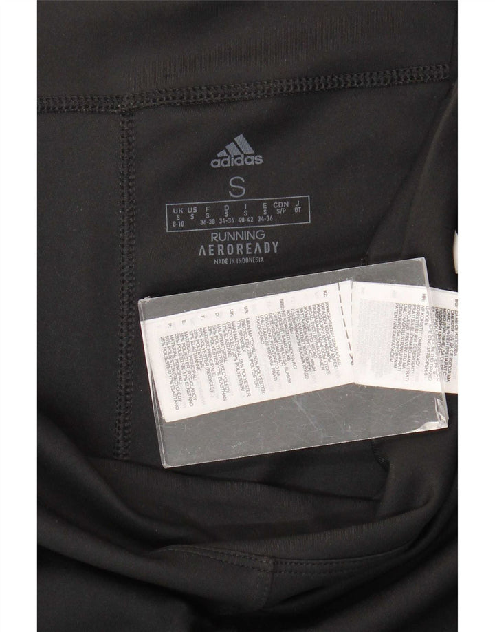 Женские леггинсы Adidas Aeroready UK 8/10, маленький черный полиэстер
