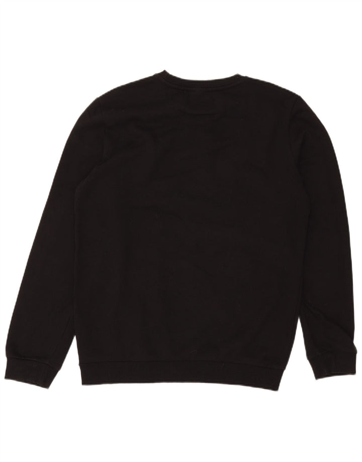 Мужской свитшот с рисунком Puma, маленький черный хлопковый джемпер