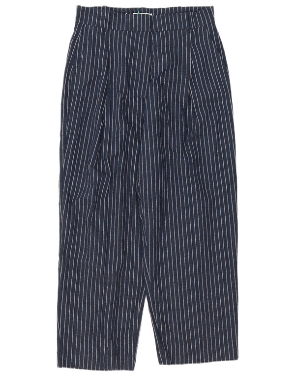 Женские брюки-чиносы John Lewis с высокой талией UK 12 Medium W32 L28 Темно-синие