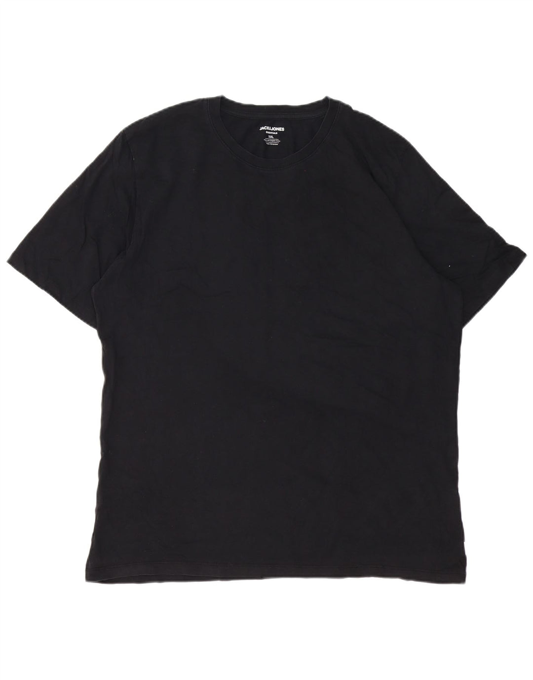 Мужская футболка Jack & Jones Top 2XL, черный хлопок