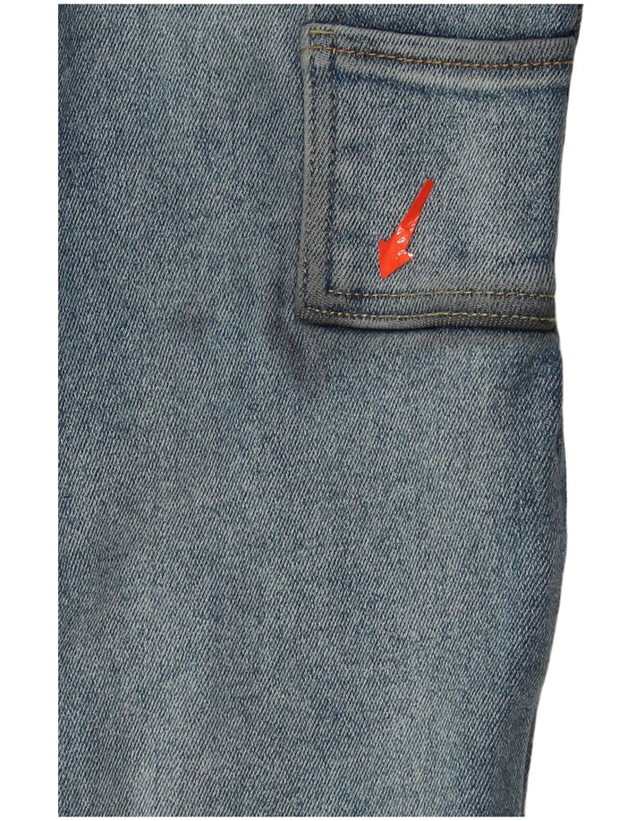 LEVI'S Boys Regular Fit Cargo Jeans 11-12 Years W26 L28 Blue Cotton