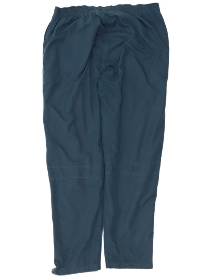 REEBOK Mens Tracksuit Trousers Large  Navy Blue Polyester