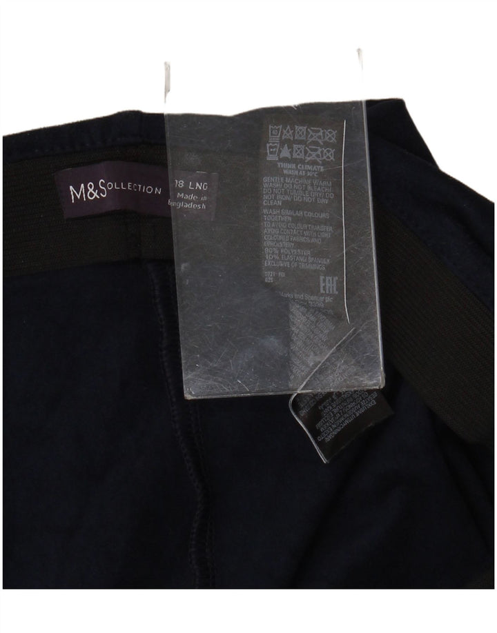 Женские леггинсы Marks & Spencer UK 18 XL, темно-синий полиэстер