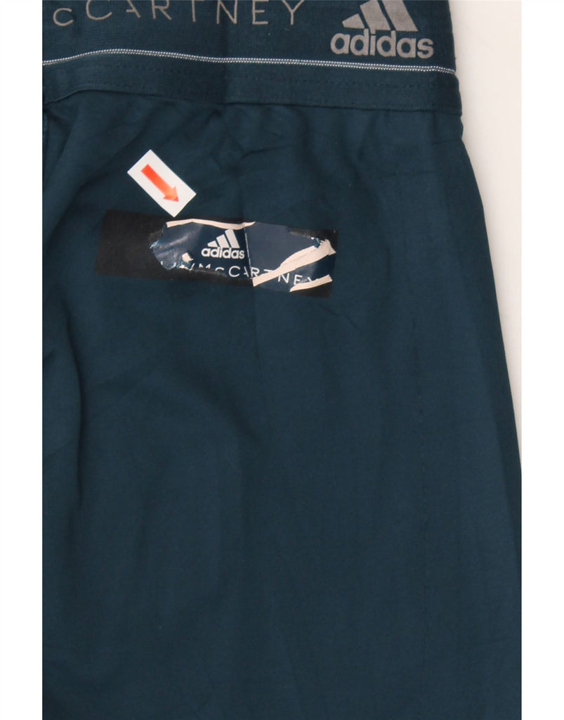 ADIDAS Womens Stella McCartney Graphic Leggings UK 0 2XS Navy Blue Vintage Adidas and Second-Hand Adidas from Messina Hembry 