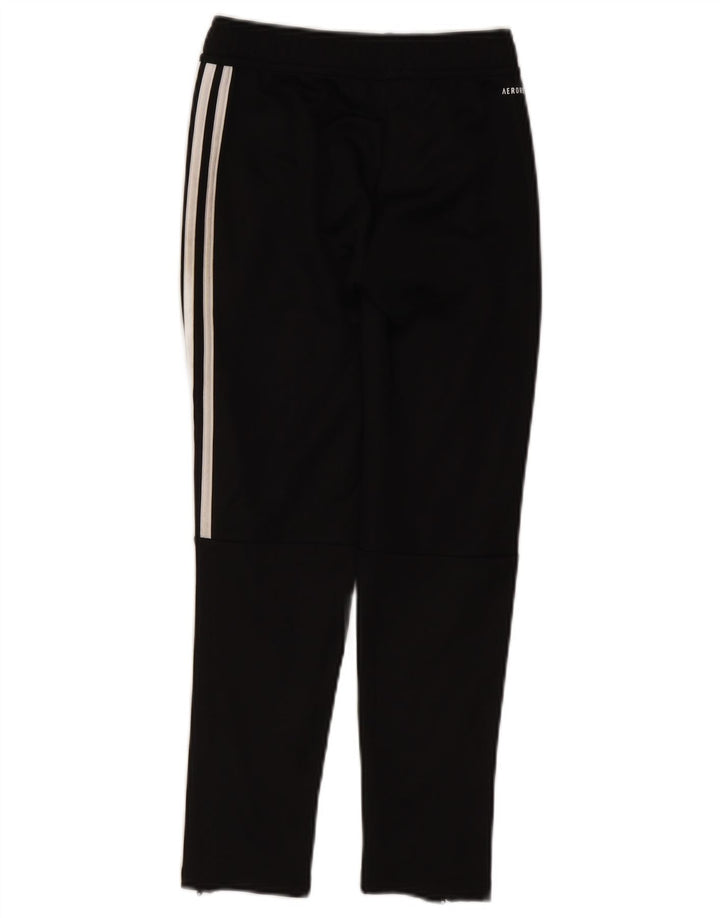 ADIDAS Boys Aeroready Tracksuit Trousers 9-10 Years  Black Polyester