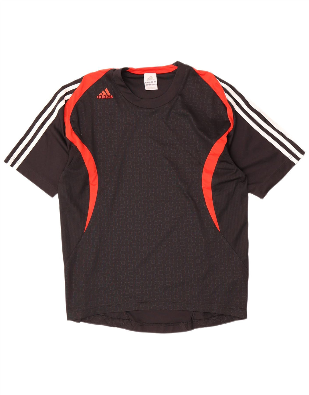 Мужская футболка Adidas Top Small Black из полиэстера с цветными блоками