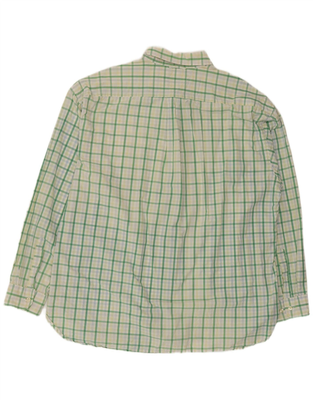 Мужская рубашка Tommy Hilfiger 2XL из хлопка в зеленую клетку