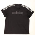 Мужская футболка Adidas Climalite с рисунком 2XL, черный полиэстер