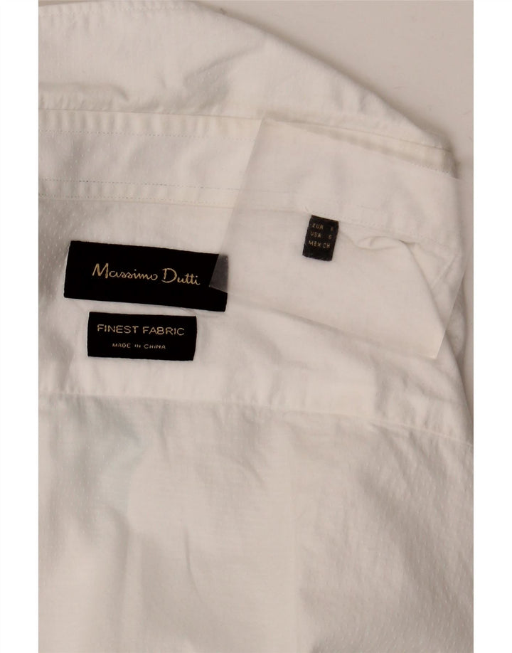 Рубашка мужская Massimo Dutti маленькая белая