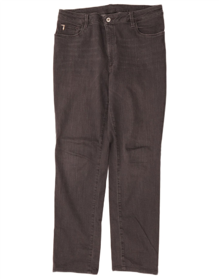 Женские прямые джинсы Trussardi W36 L29, серые, хлопок