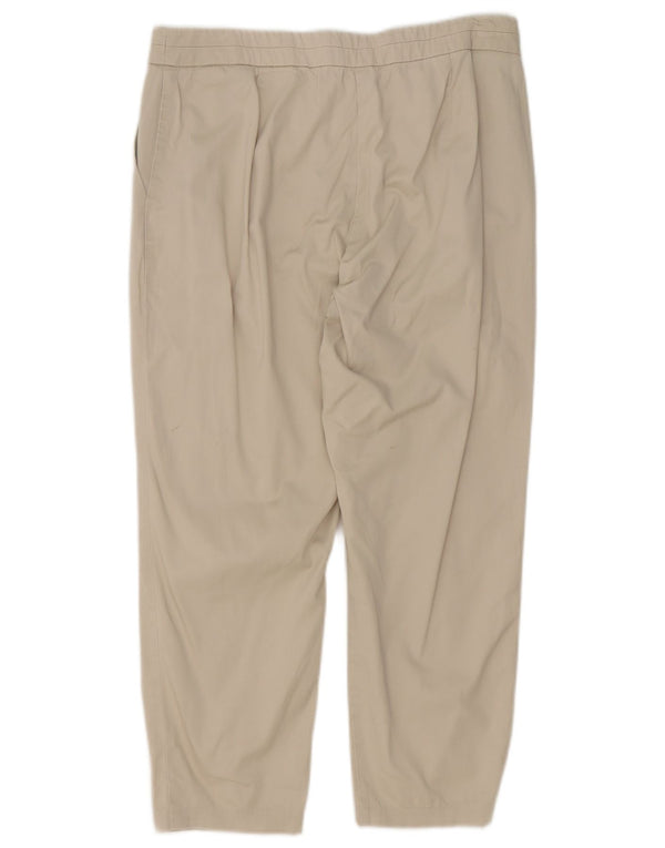Женские прямые капри Marks & Spencer UK 12 Medium W30 L22 Бежевые