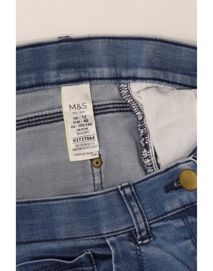 Женские прямые джинсы Marks & Spencer UK 12 Medium W28 L27 Синие