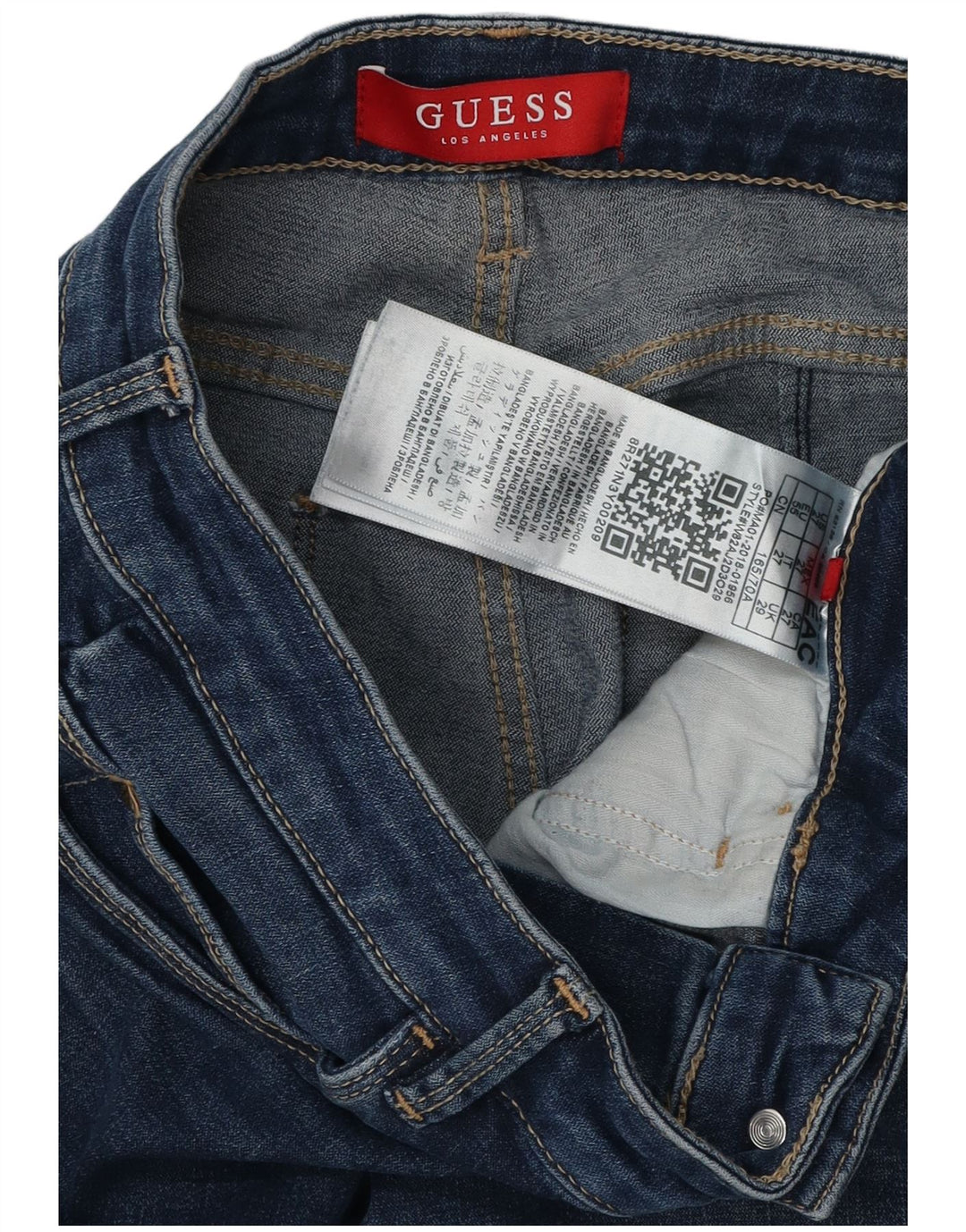 GUESS Женские джинсы скинни W29 L28 Темно-синий хлопок