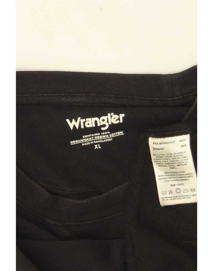 Мужской свитер Wrangler XL, черный хлопок