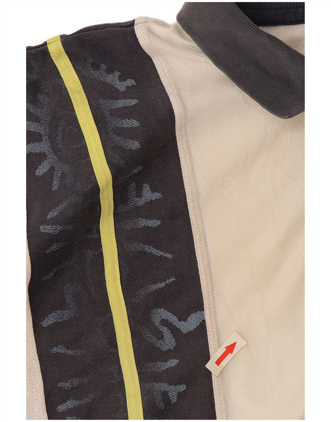 Мужская рубашка-поло для регби LOTTO, Великобритания, 40/42, большая белая, полиэстер с цветными блоками