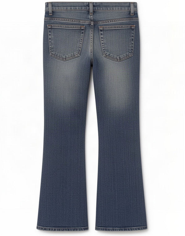 Женские расклешенные джинсы Gap UK 4 XS W27 L29 Синий хлопок
