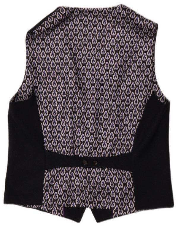 Мужской жилет TED BAKER, размер 5 XL, темно-синий, полиэстер с цветочным принтом