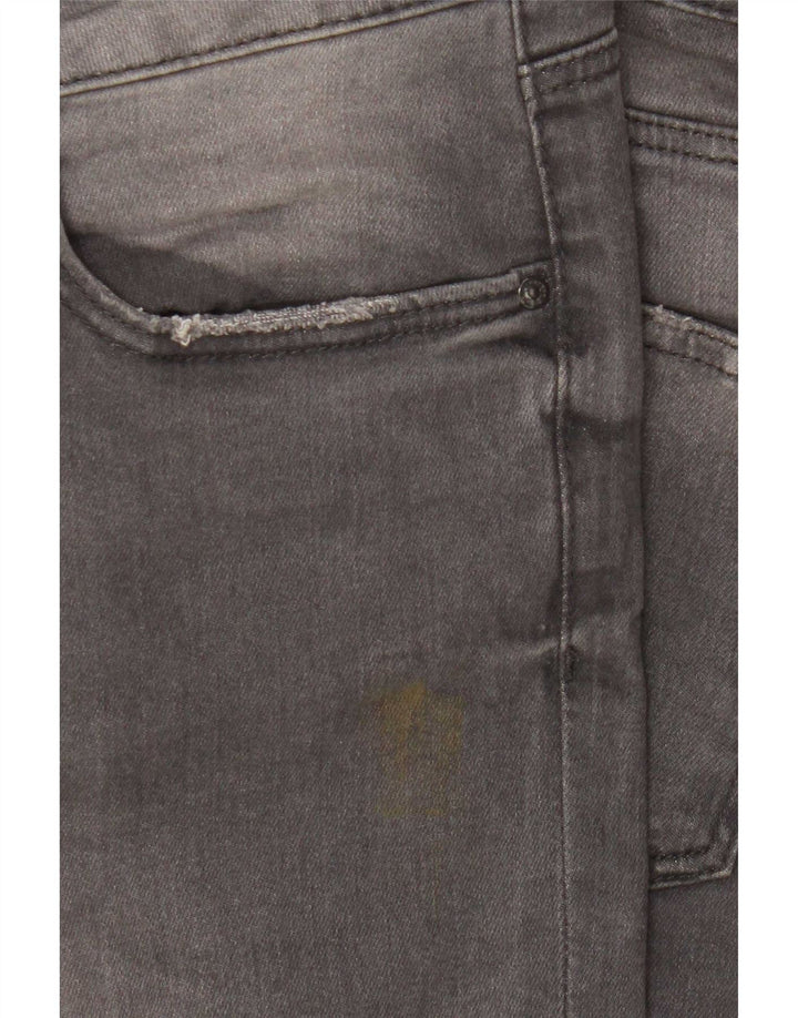 Женские укороченные джинсы Zara EU 40 Medium W30 L25 Серый хлопок