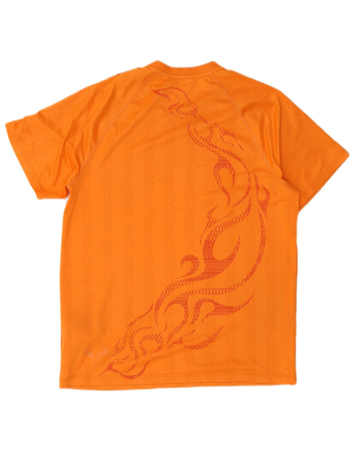 Мужская футболка Nike Top Medium Orange из полиэстера с узором пейсли