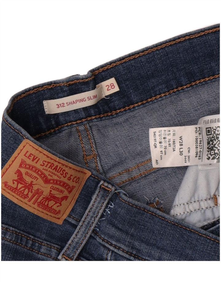 Женские джинсы Levi's 312 Shaping Slim W28 L30 синие