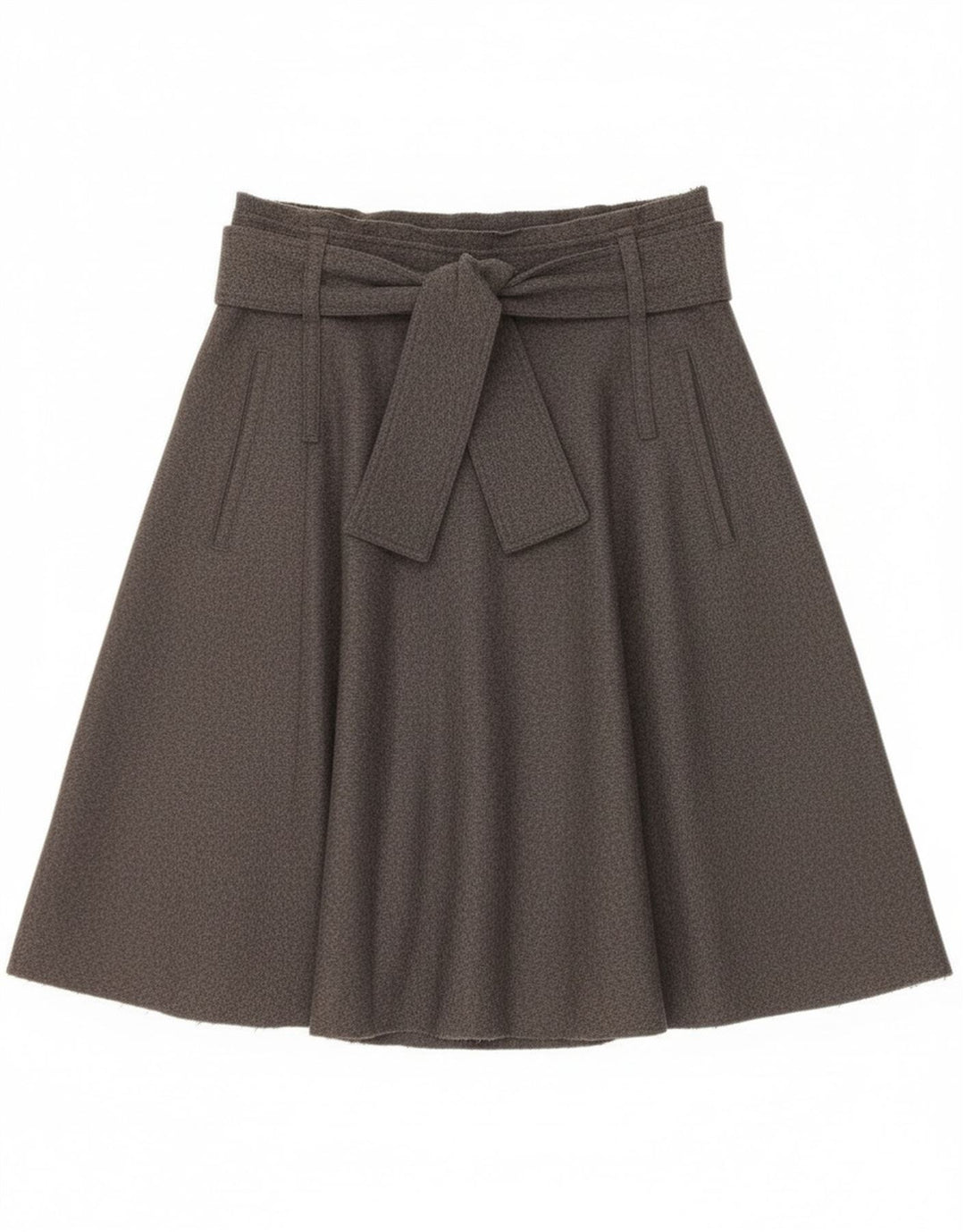 Женская юбка-трапеция Генри Коттонс IT 42 Medium W28 Серая шерсть