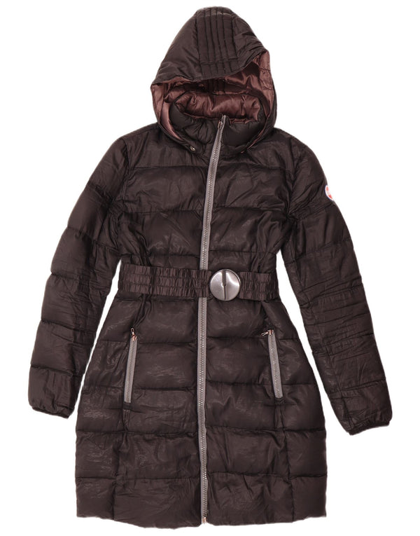 Colmar Женское Пуховое пальто с капюшоном UK 14 Средний Черный