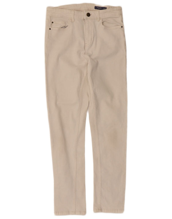Женские джинсы Marks & Spencer The Lily Slim UK 10, маленькие W28 L27, бежевый хлопок