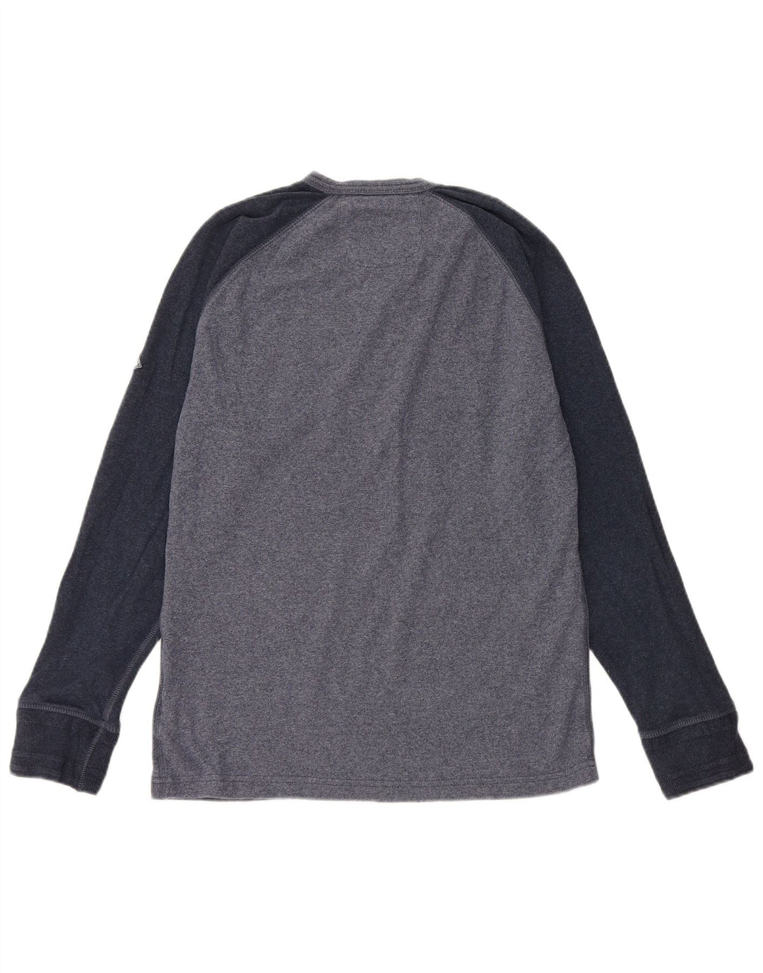 Мужской топ Superdry с длинным рукавом XL, синий, хлопок с цветными блоками