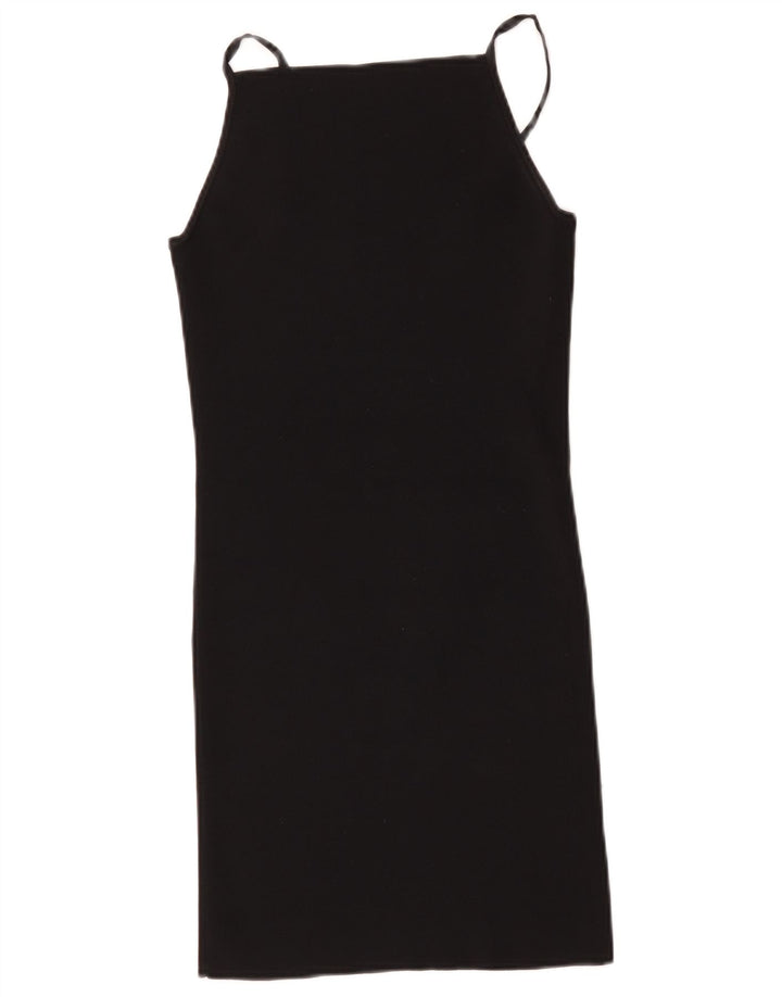Женское платье-комбинация Zara UK 8, маленькое черное