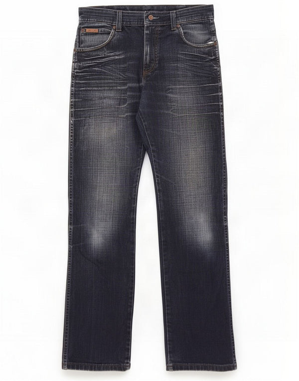 Мужские джинсы Wrangler Roxboro Bootcut W30 L32 Темно-синий хлопок