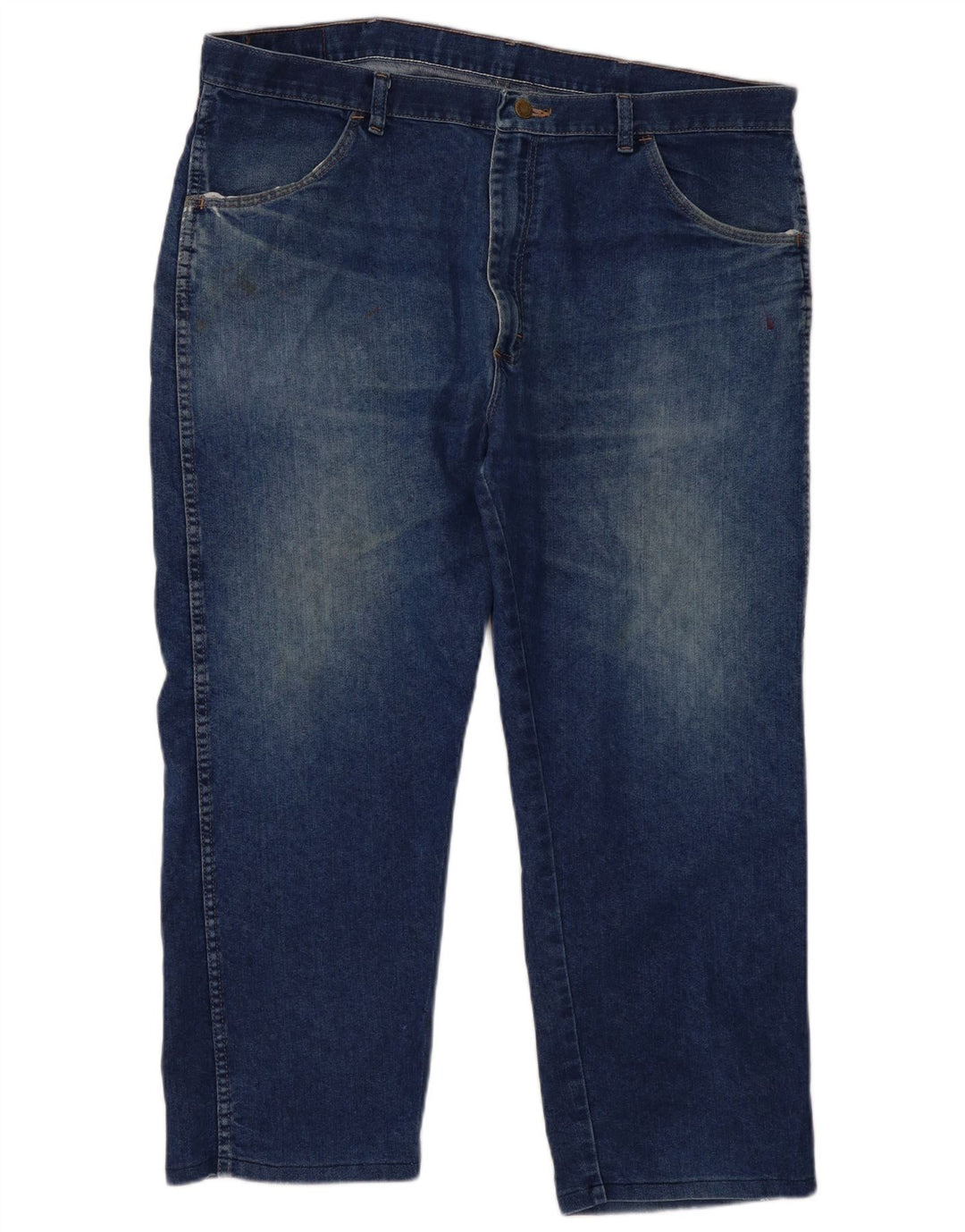 Женские прямые джинсы Wrangler стандартного кроя W40 L29, синие, хлопок