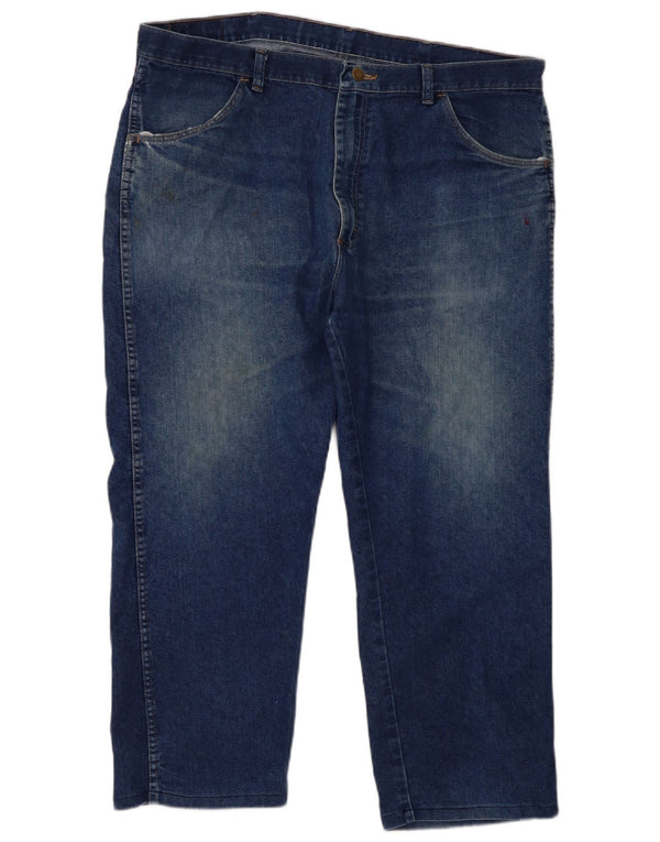 Женские прямые джинсы Wrangler стандартного кроя W40 L29, синие, хлопок