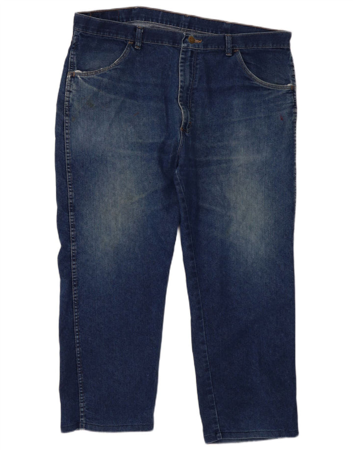 Женские прямые джинсы Wrangler стандартного кроя W40 L29, синие, хлопок