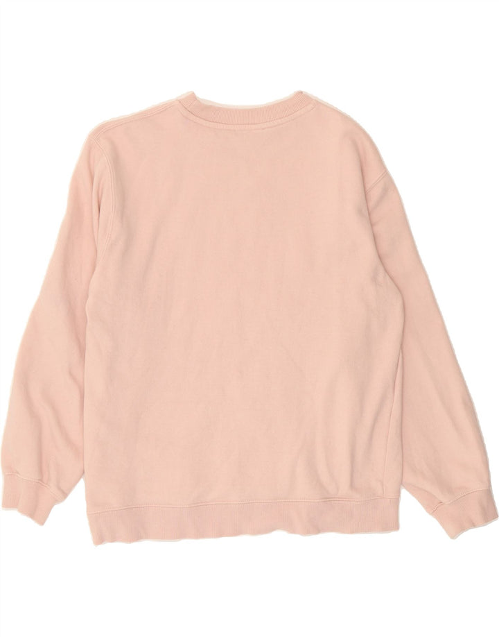 ZARA Womens Sweatshirt Jumper UK 16 Large Pink Cotton Vintage Zara and Second-Hand Zara from Messina Hembry 