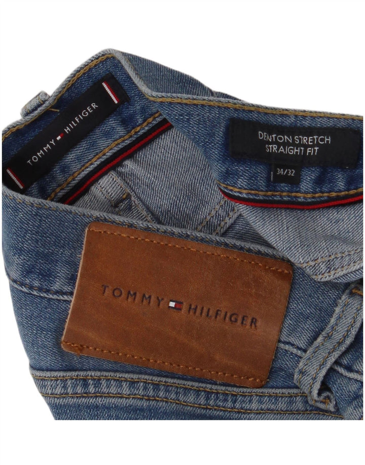 Мужские прямые джинсы Tommy Hilfiger Denton W34 L32 синие