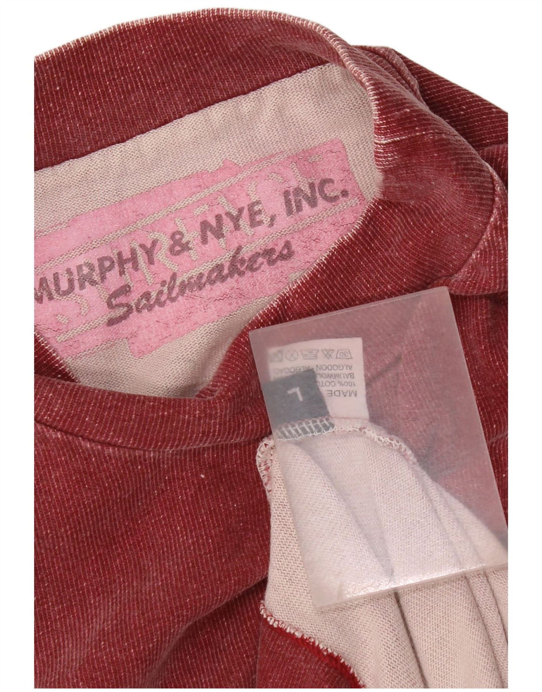 Мужской свитшот с рисунком Murphy & Nye, большой красный хлопковый джемпер Sailmakers