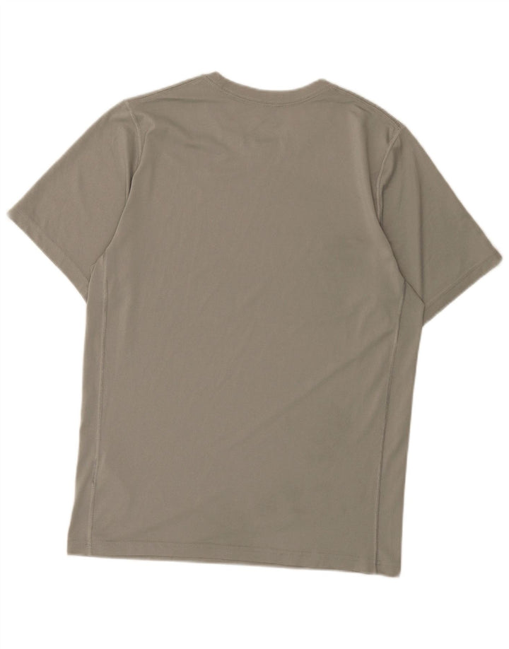 Мужская футболка Nike Dri Fit, маленький серый полиэстер