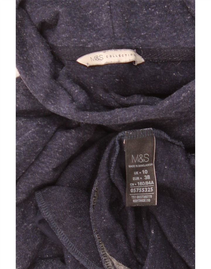 Женский свитер Marks & Spencer UK 10, маленький темно-синий в крапинку