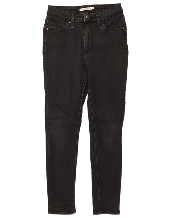 Женские джинсы скинни Levi's 721 с высокой посадкой W28 L28, черный хлопок