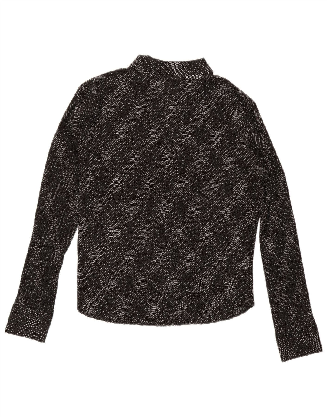 Женская блузка-рубашка Marks & Spencer UK 20 2XL, полиэстер в черную клетку