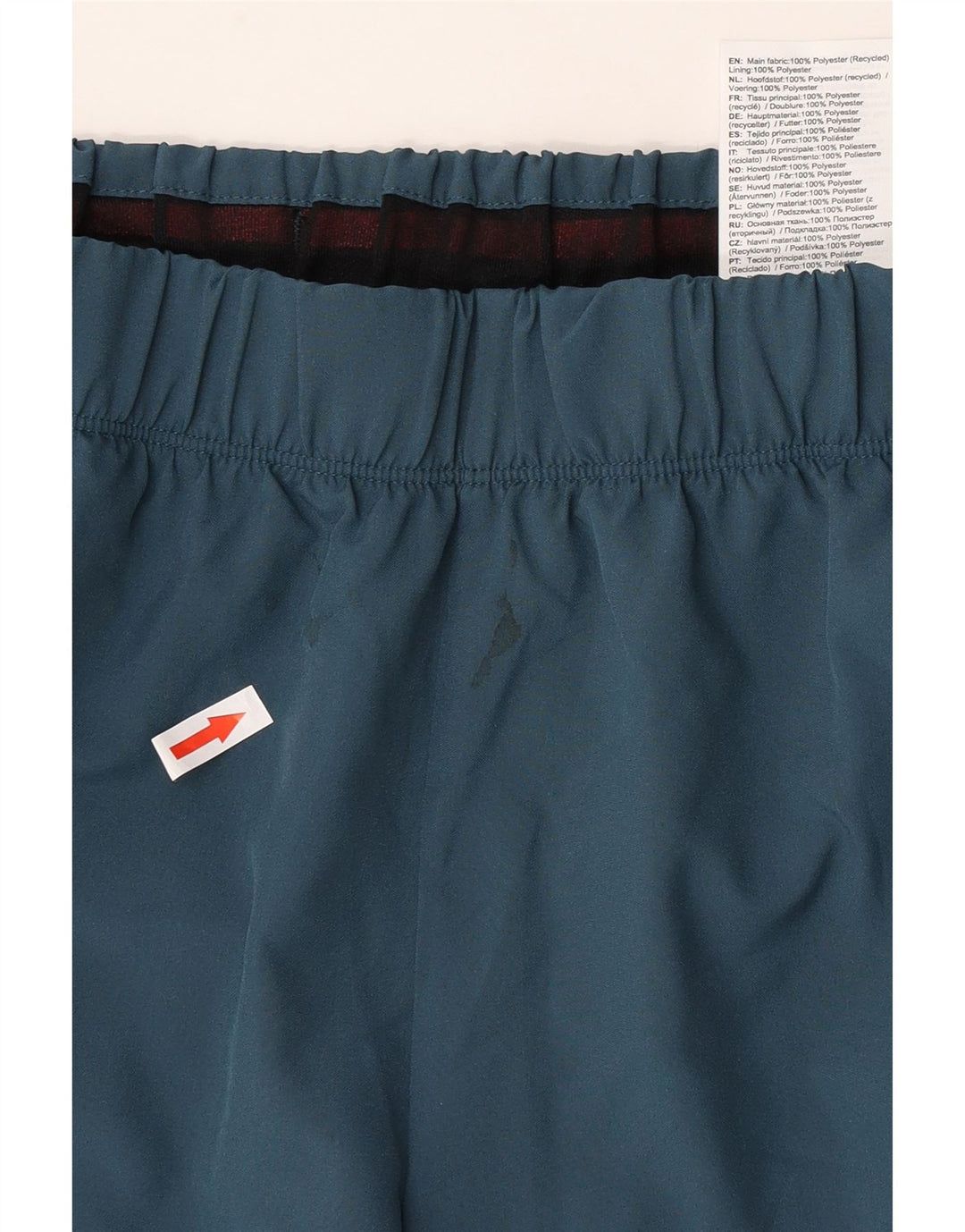 Мужские спортивные шорты с графикой Asics, средние темно-синие, полиэстер